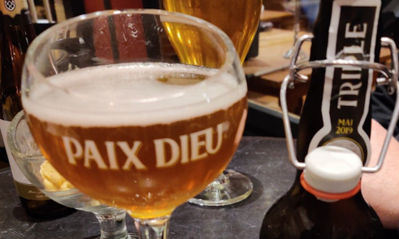 Paix Dieu glas en flesje